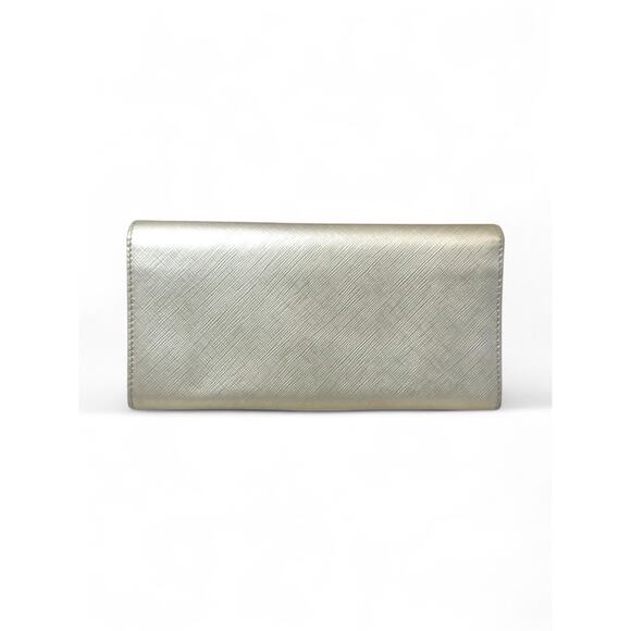 Salvatore Ferragamo Gold Leather Wallet - Picture 4 of 6